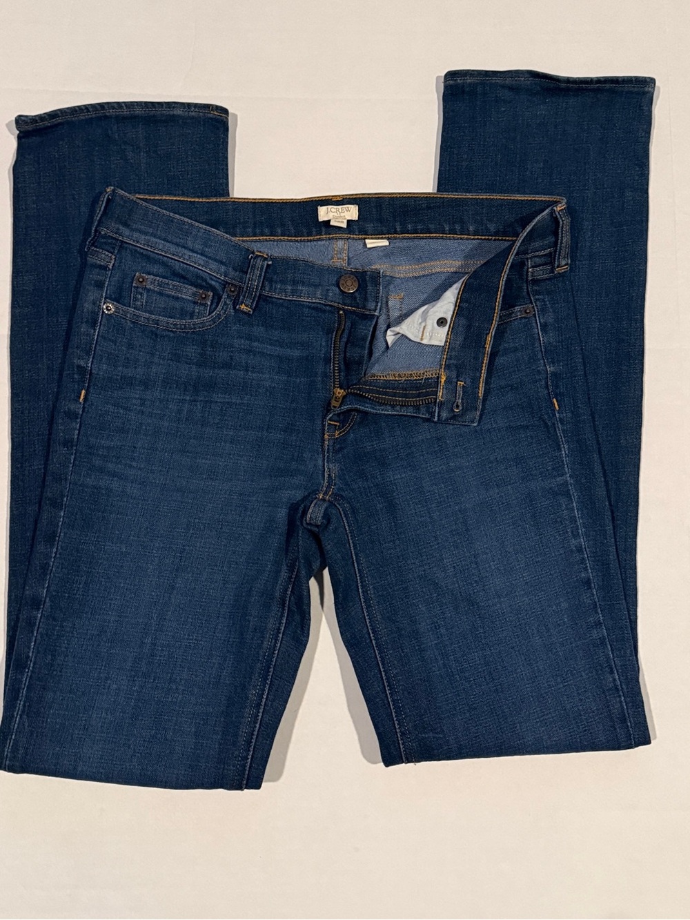 J. Crew Classic Women's Dark Indigo Straight-Leg Jeans Size 28R